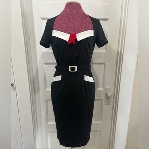 Glamour Bunny Black wiggle dress, NEVER WORN, size S
